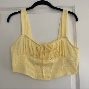 Cotton On Yellow Corset Cami